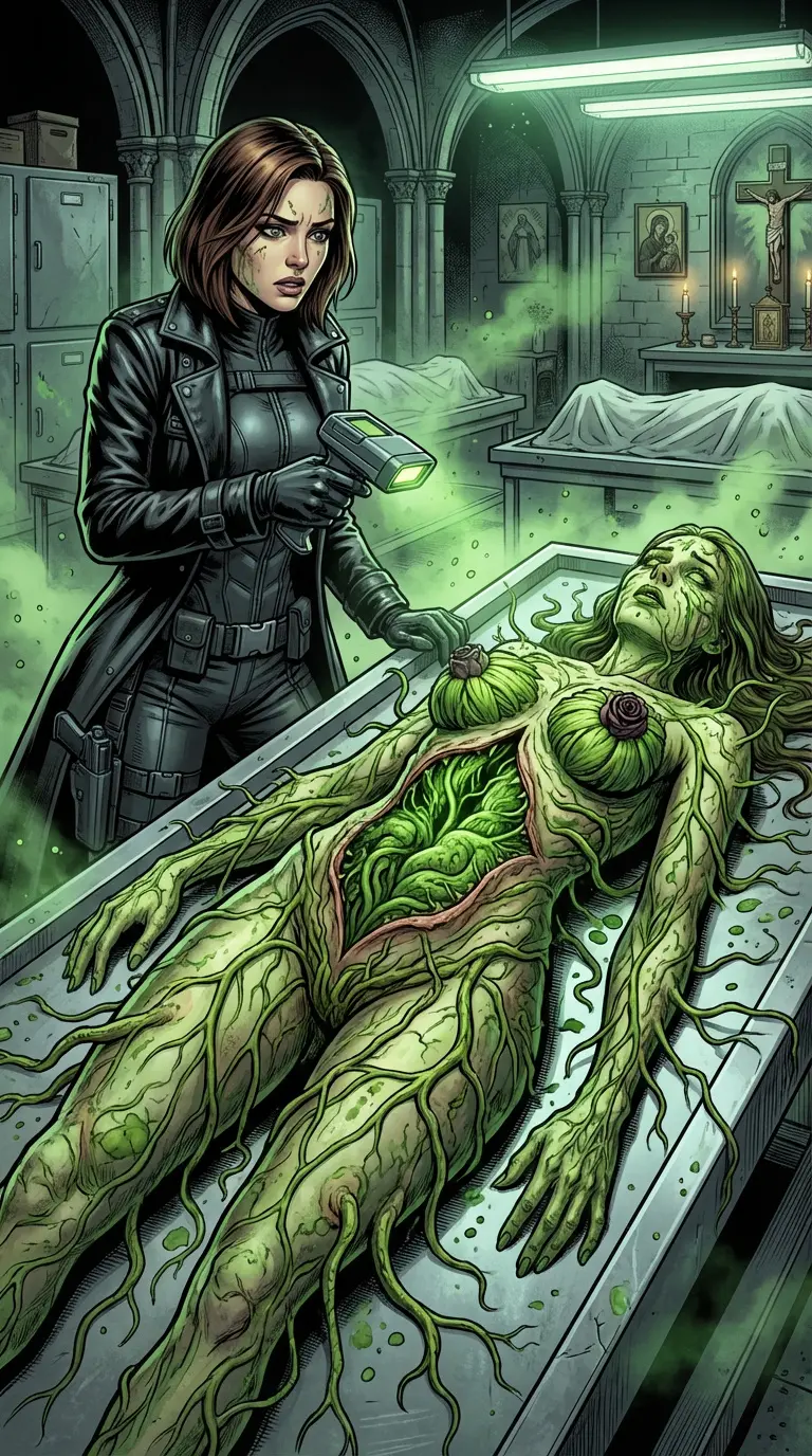 Sister Therese's plant-hybridized body